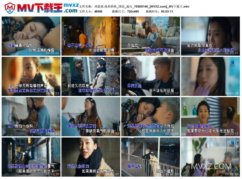 刘思瑶-化形的鱼_国语_流行_YE800140
